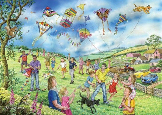 House of Puzzles - Let's Go Fly a Kite - 250XL Piece Jigsaw Puzzle