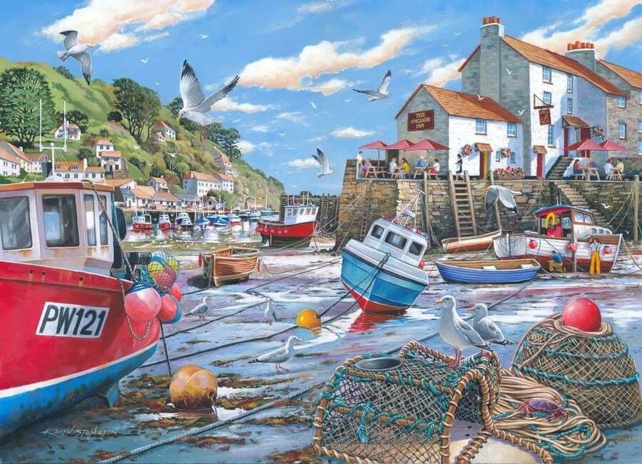 House of Puzzles - Low Tide - 1000 Piece Jigsaw Puzzle
