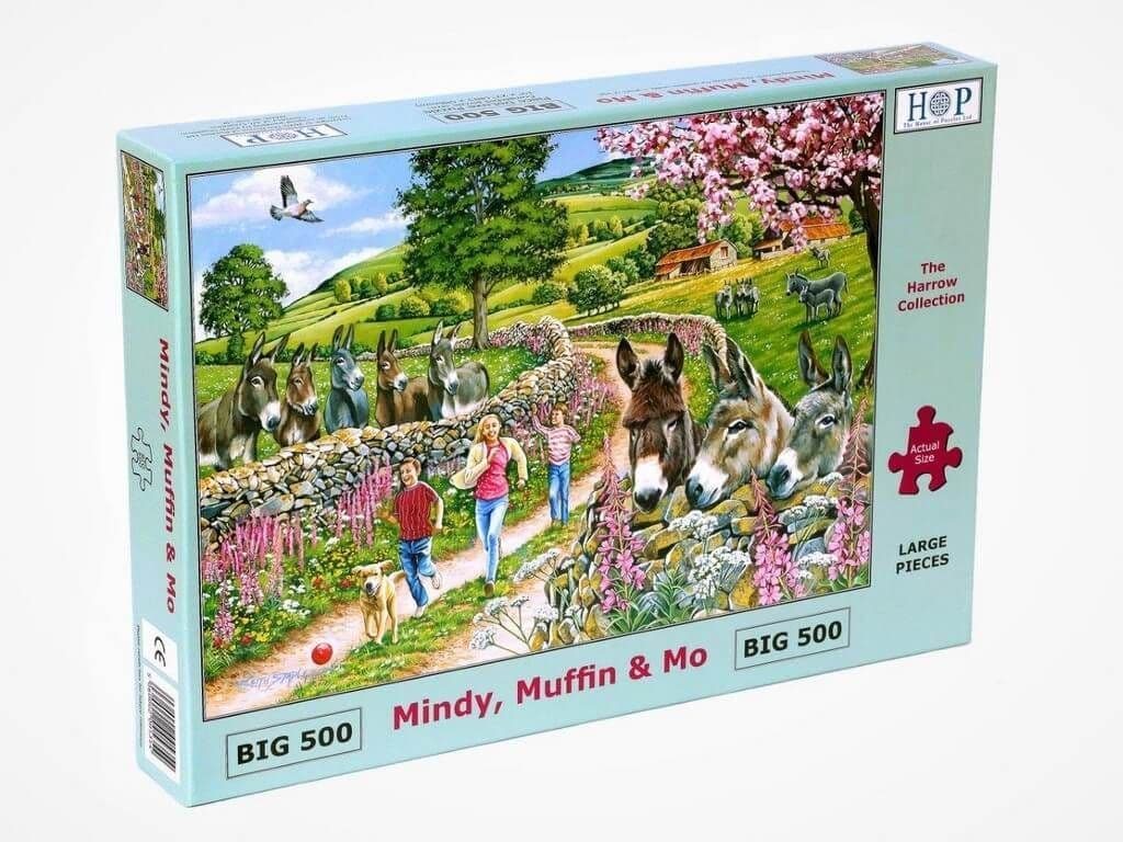 House of Puzzles - Mindy, Muffin & Mo - 500XL Piece Jigsaw Puzzle