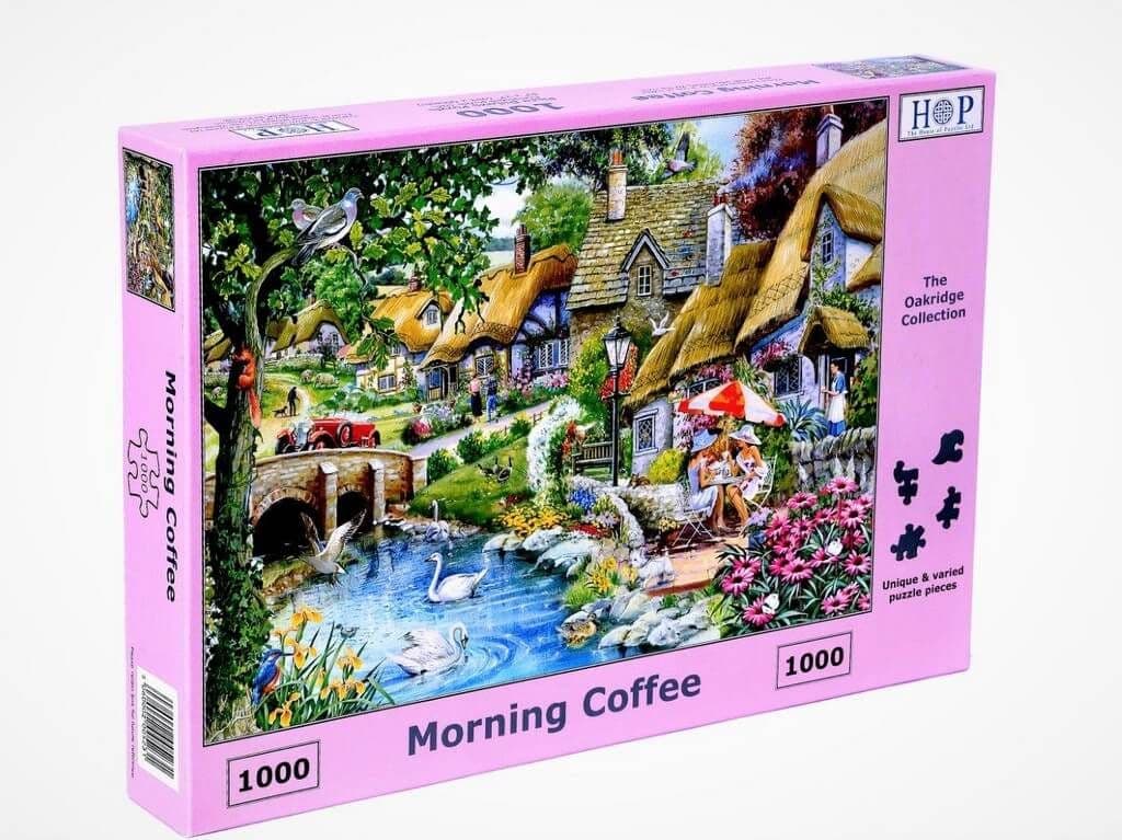 House of Puzzles - Morning Coffee - 1000 Piece Jigsaw Puzzle