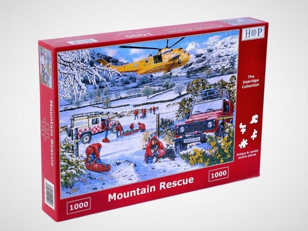 House of Puzzles - Mountain Rescue - 1000 Piece Jigsaw Puzzle