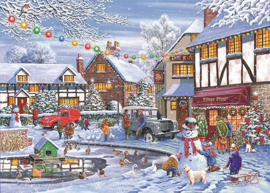 House of Puzzles - On Thin Ice No 20 - Find the Difference - 1000 Piece Jigsaw Puzzle