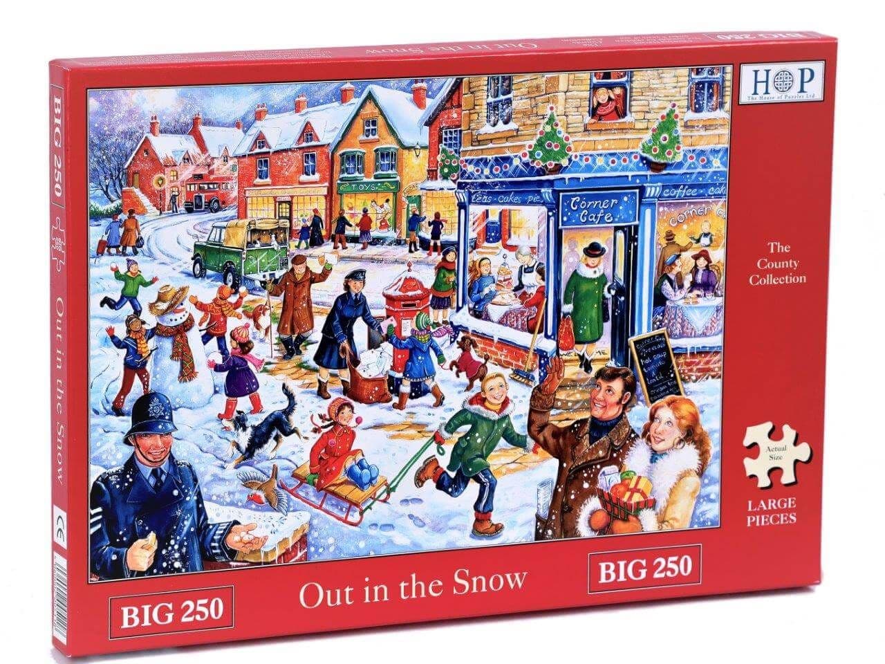 House of Puzzles - Out In The Snow - 250XL Piece Jigsaw Puzzle