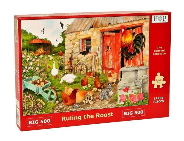 House of Puzzles - Ruling The Roost - 500XL Piece Jigsaw Puzzle