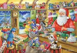 House of Puzzles - Santa's Workshop  No 5 - 1000 Piece Jigsaw Puzzle