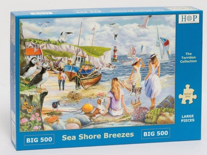 House of Puzzles - Sea Shore Breezes - 500XL Piece Jigsaw Puzzle