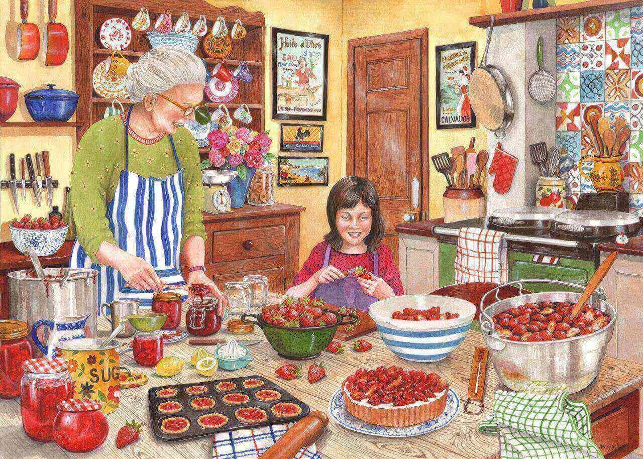 Gibsons Puzzle 250 Pezzi XL: York Market – Illustrazione Di Steve Crisp – Puzzle Per Adulti E Senior Con Pezzi Grandi, Cartone Riciclato Al 100%, Poster Incluso (48x34 Cm) - 5