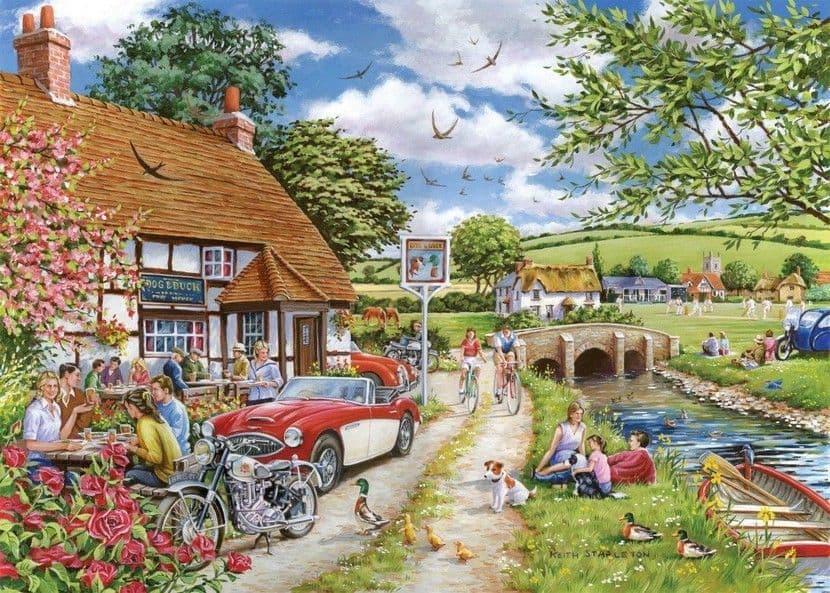 House of Puzzles - Sunday Lunch - 1000 Piece Jigsaw Puzzle- The ...