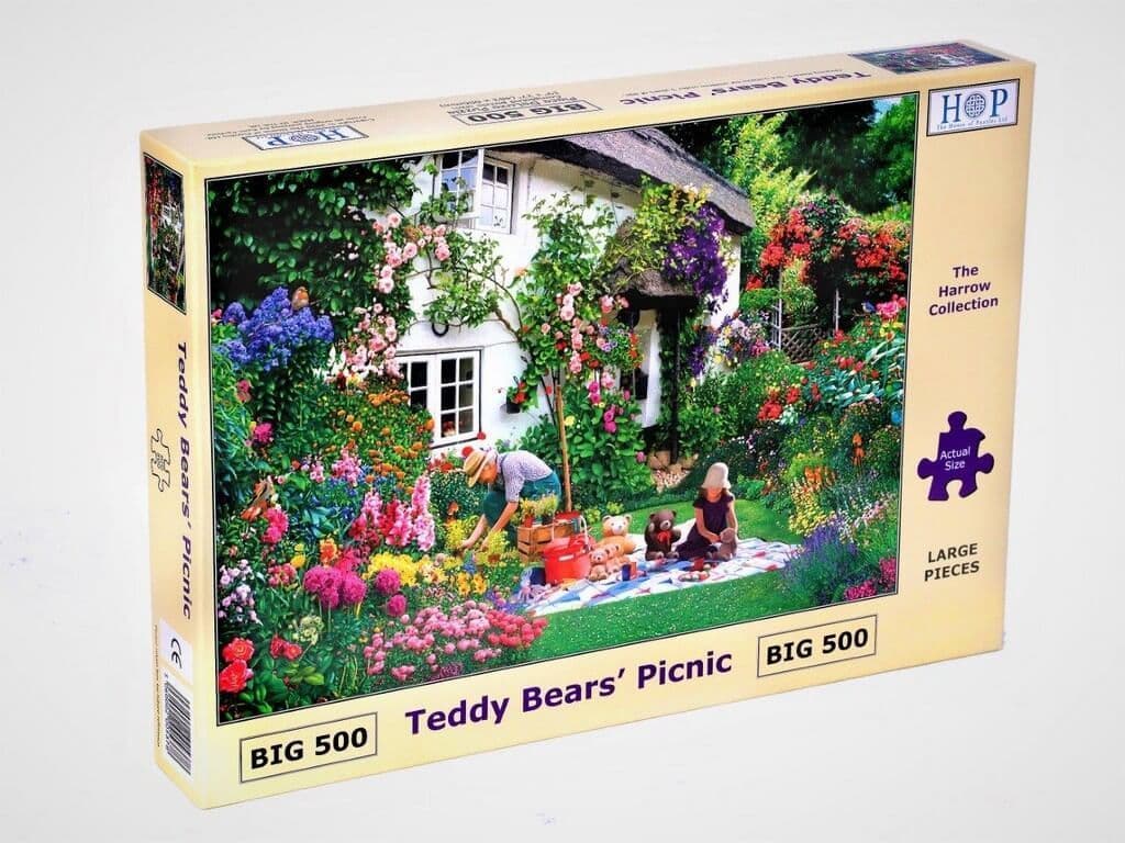 House of Puzzles - Teddy Bears' Picnic - 500XL Piece Jigsaw Puzzle