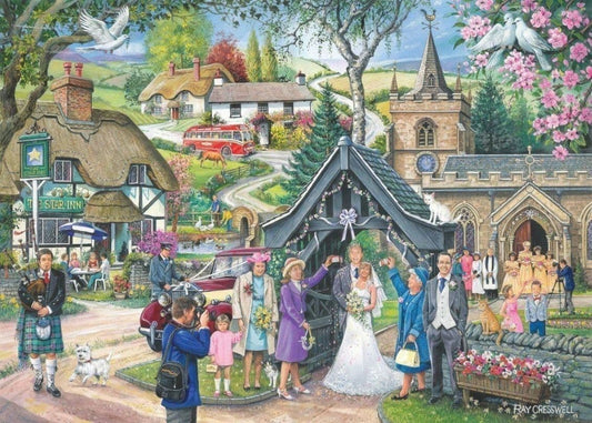 House of Puzzles - Wedding Day No.4 - Find the Difference - 1000 Piece Jigsaw Puzzle