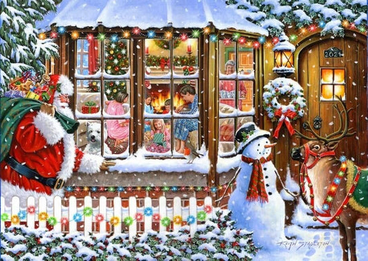 House of Puzzles - With Love From Santa - No 16 - 1000 Piece Jigsaw Puzzle