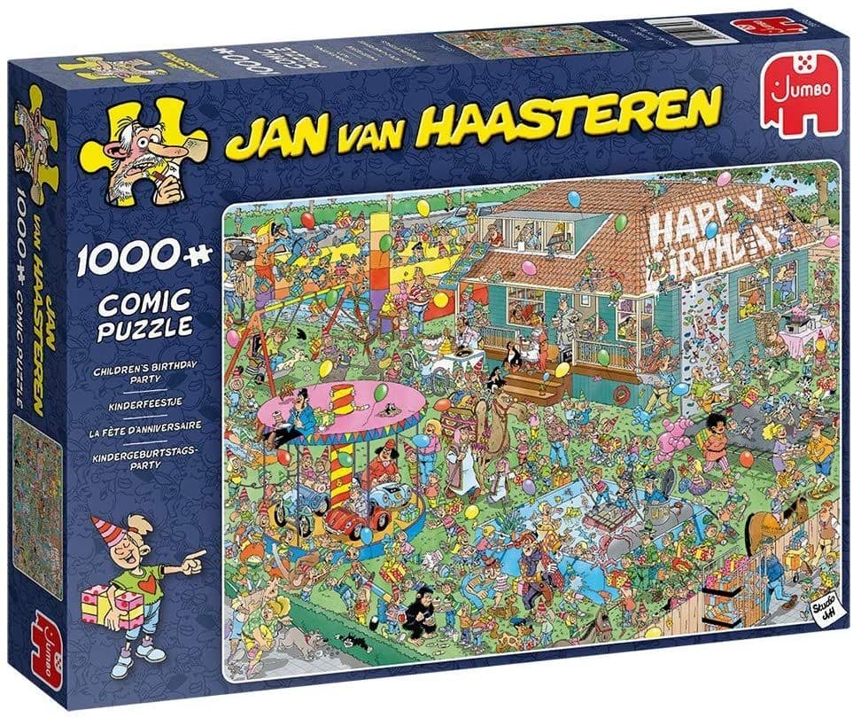 Jan van Haasteren - Children's Birthday - 1000 Piece Jigsaw Puzzle