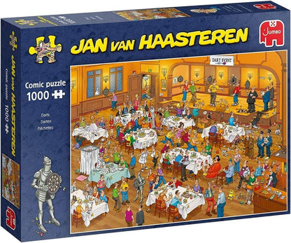 Jan van Haasteren - Darts - 1000 Piece Jigsaw Puzzle