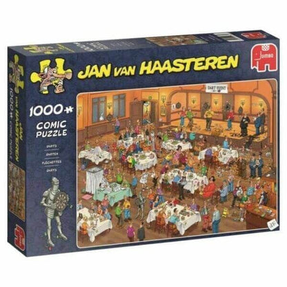 Jan van Haasteren - Darts - 1000 Piece Jigsaw Puzzle