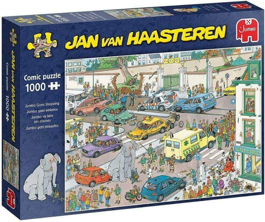 Jan van Haasteren - Jumbo Goes Shopping - 1000 Piece Jigsaw Puzzle