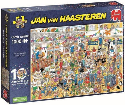 Jan van Haasteren - JVH 10th Anniversary of JVH Studio - 1000 Piece Jigsaw Puzzle