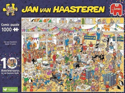 Jan van Haasteren - JVH 10th Anniversary of JVH Studio - 1000 Piece Jigsaw Puzzle