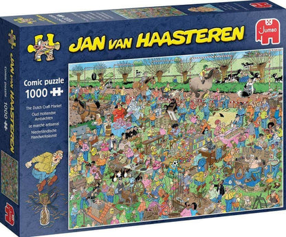 Jan van Haasteren - The Dutch Craft Market - 1000 Piece Jigsaw Puzzle