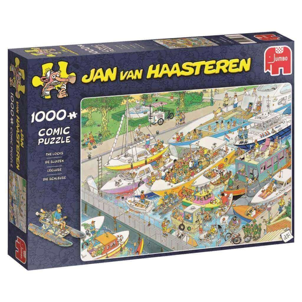 Jan van Haasteren - The Locks - 1000 Piece Jigsaw Puzzle