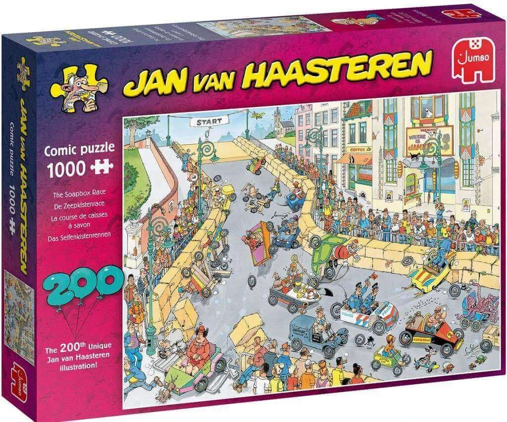 Jan van Haasteren - The Soapbox Race - 1000 Piece Jigsaw Puzzle