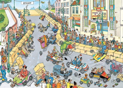 Jan van Haasteren - The Soapbox Race - 1000 Piece Jigsaw Puzzle