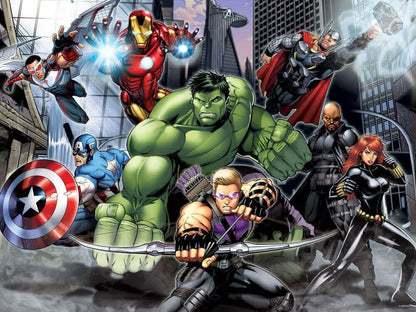 Kidicraft - Avengers Battle 3D - 500 Piece Jigsaw Puzzle