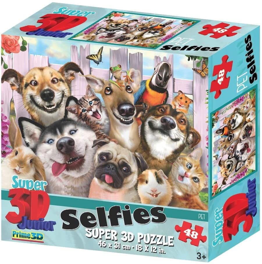 Kidicraft - Selfies Pet - 48 Piece Jigsaw Puzzle