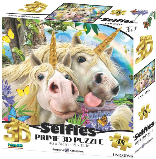Kidicraft - Selfies Unicorn - 48 Piece Jigsaw Puzzle