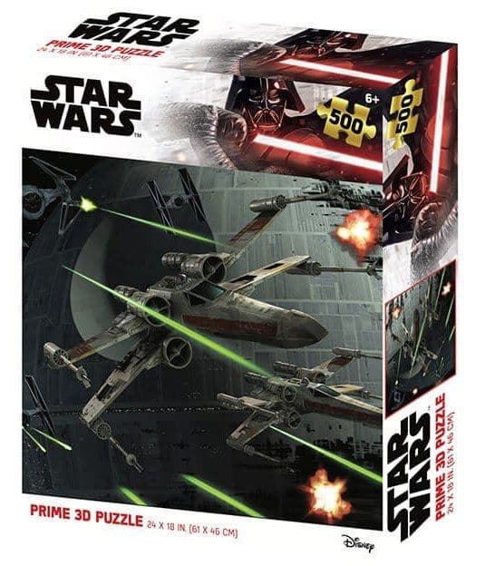 Kidicraft - Star Wars X-wing Fighter 3D - 500 Piece Jigsaw Puzzle