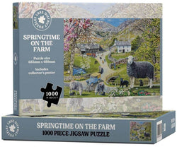 Lake District Puzzles - Springtime on the Farm - 1000 Piece Jigsaw Puzzle