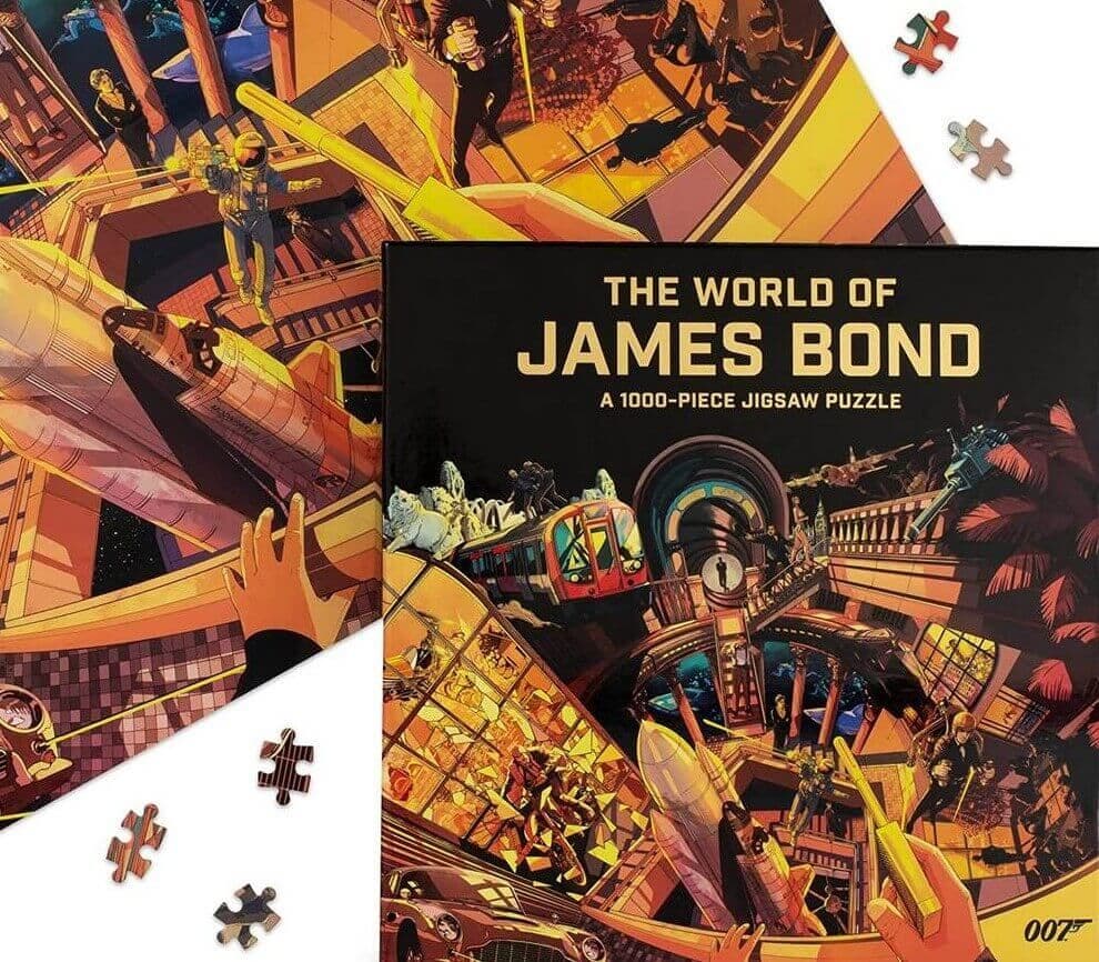Laurence King - The World of James Bond - 1000 Piece Jigsaw Puzzle