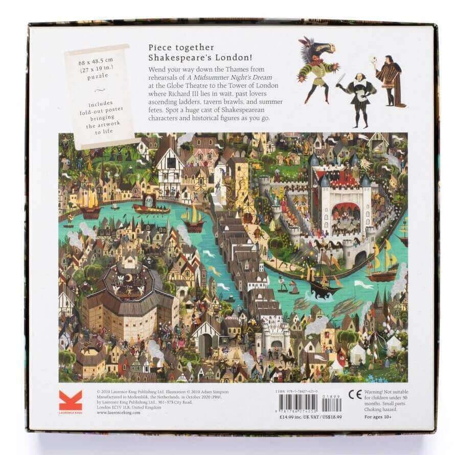 Laurence King - The World of Shakespeare - 1000 Piece Jigsaw Puzzle