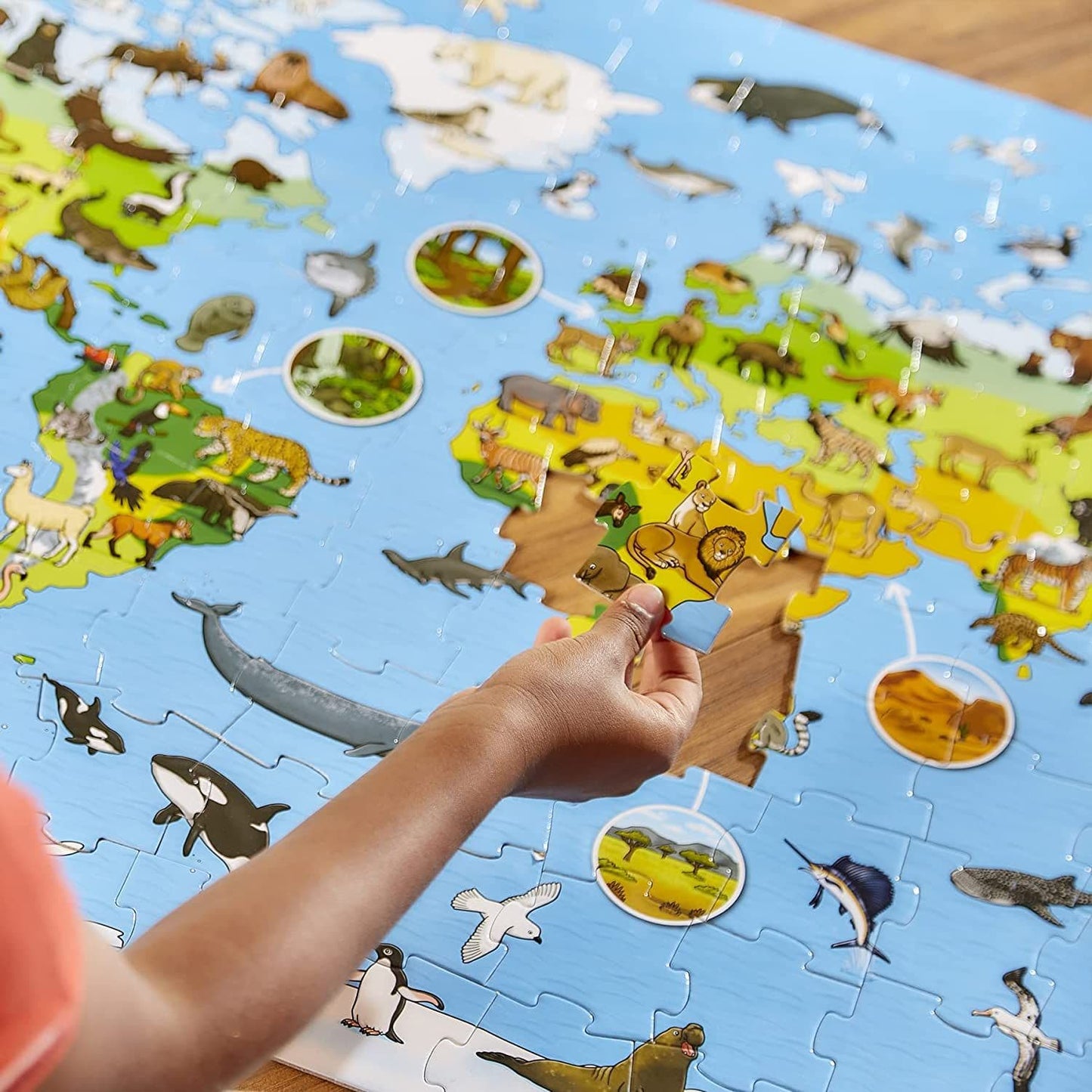 Orchard Toys - Animal World - 150 Piece Jigsaw Puzzle