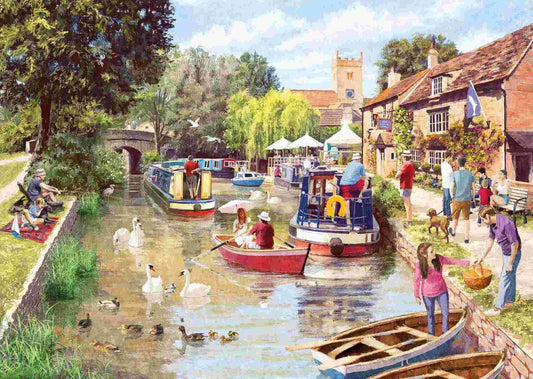 Otter House - Canal Walk  - 1000 Piece Jigsaw Puzzle
