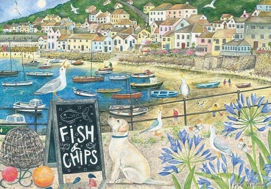 Otter House - Fish n Chips - 1000 Piece Jigsaw Puzzle