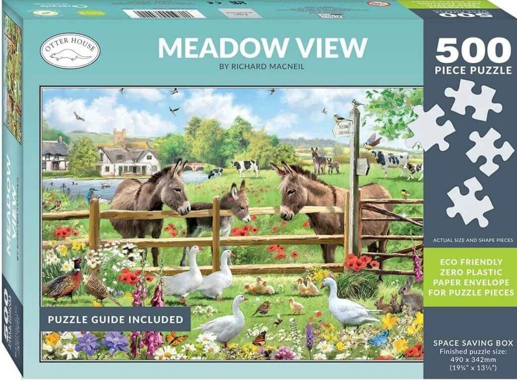 Otter House - Meadow View - 500 Piece Jigsaw Puzzle