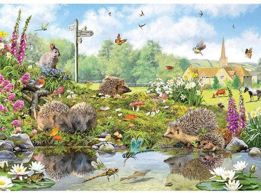 Otter House - Riverside Wildlife  - 1000 Piece Jigsaw Puzzle