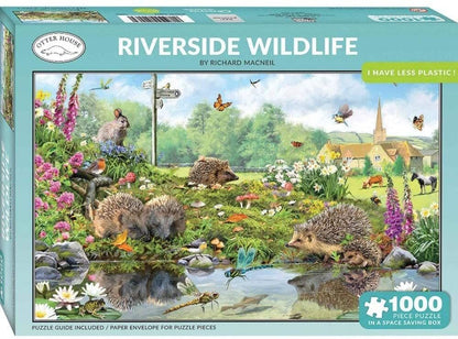 Otter House - Riverside Wildlife  - 1000 Piece Jigsaw Puzzle