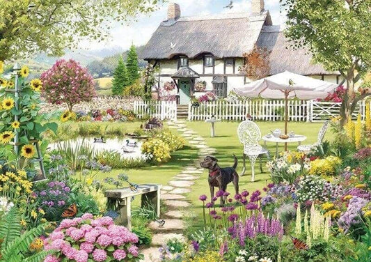 Otter House - The Thatched Cottage - 1000 Piece Jigsaw Puzzle
