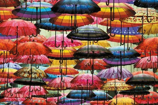Piatnik - Colourful Umbrellas - 1000 Piece Jigsaw Puzzle