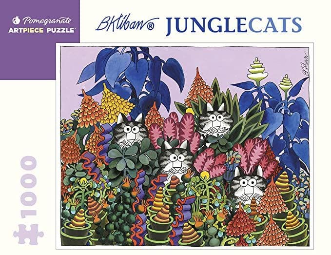 Pomegranate - B Kliban Jungle Cats - 1000 Piece Jigsaw Puzzle
