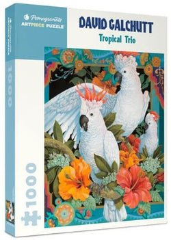 Pomegranate - David Galchutt - Tropical Trio - 1000 Piece Jigsaw Puzzle