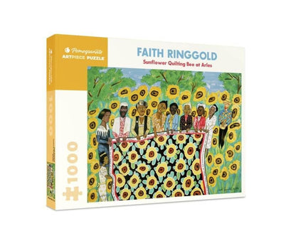 Pomegranate - Faith Ringgold - Sunflower Quilting Bee at Arles - 1000 Piece Jigsaw Puzzle