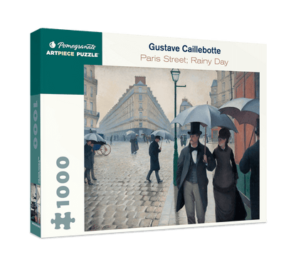 Pomegranate - Gustave Caillebotte - Paris Street Rainy Day - 1000 Piece Jigsaw Puzzle