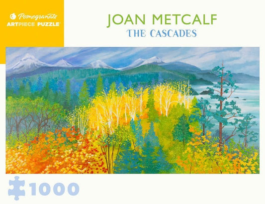 Pomegranate - Joan Metcalfe - The Cascades - 1000 Piece Jigsaw Puzzle Panoramic