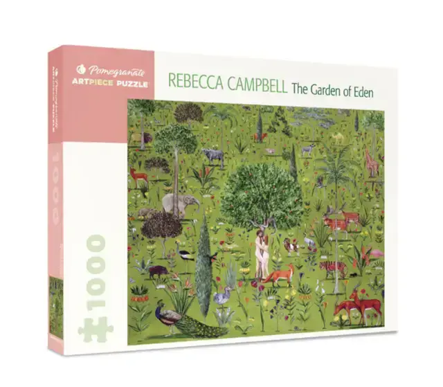 Pomegranate - Rebecca Campbell - The Garden of Eden - 1000 Piece Jigsaw Puzzle