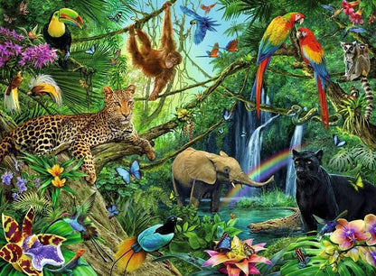 Ravensburger - Animals in the Jungle - 200XXL Piece Jigsaw Puzzle