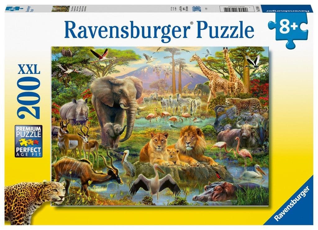 Ravensburger - Animals of the Savanna - 200XXL Piece Jigsaw Puzzle
