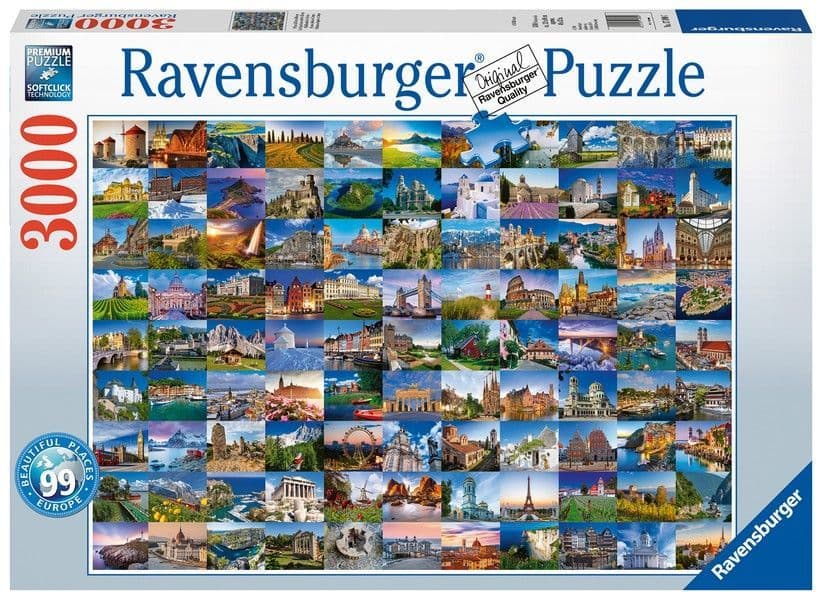 Ravensburger - Beautiful Places of Europe - 3000 Piece Jigsaw Puzzle