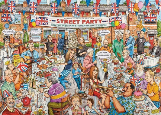 Ravensburger - Best of British No 24 - Street Party - 1000 Piece Jigsaw Puzzle